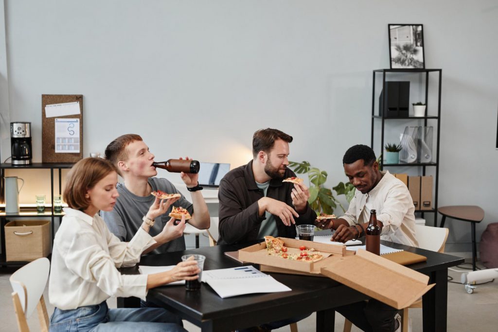 break room idea: team lunches